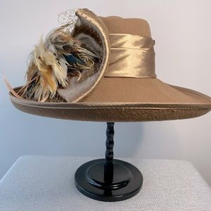 Custom Wool and Feather Church/Special Occasion Hat